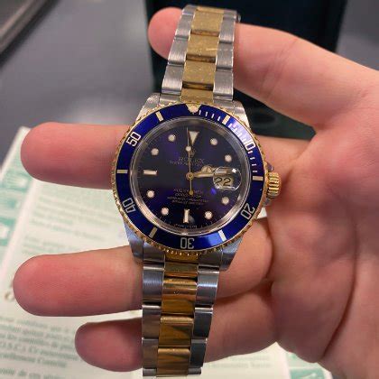 rolex referenza 93153|Rolex vintage submariner 2 tone 18 k and steel 93153 half .